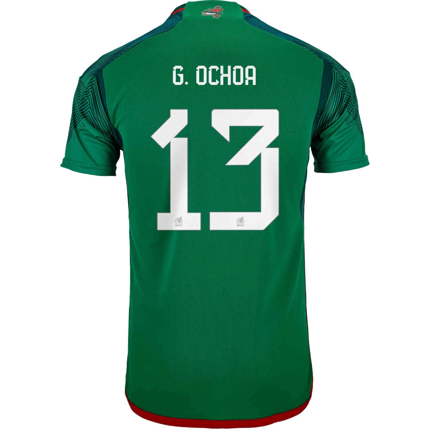2022-23 Mexico Home Soccer Jersey - Green-Red Adidas