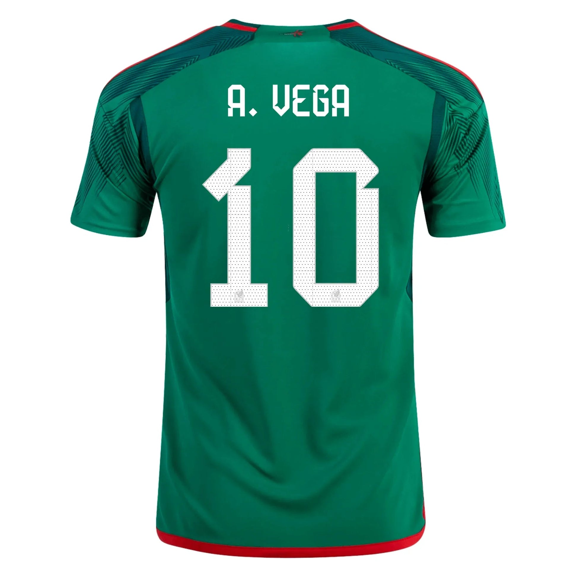 2022-23 Mexico Home Soccer Jersey - Green-Red Adidas