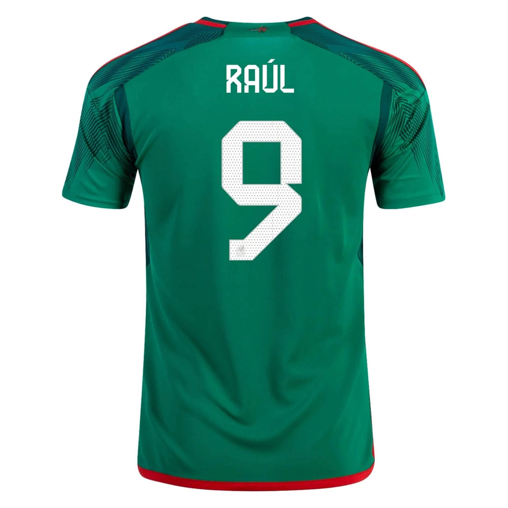 2022-23 Mexico Home Soccer Jersey - Green-Red Adidas
