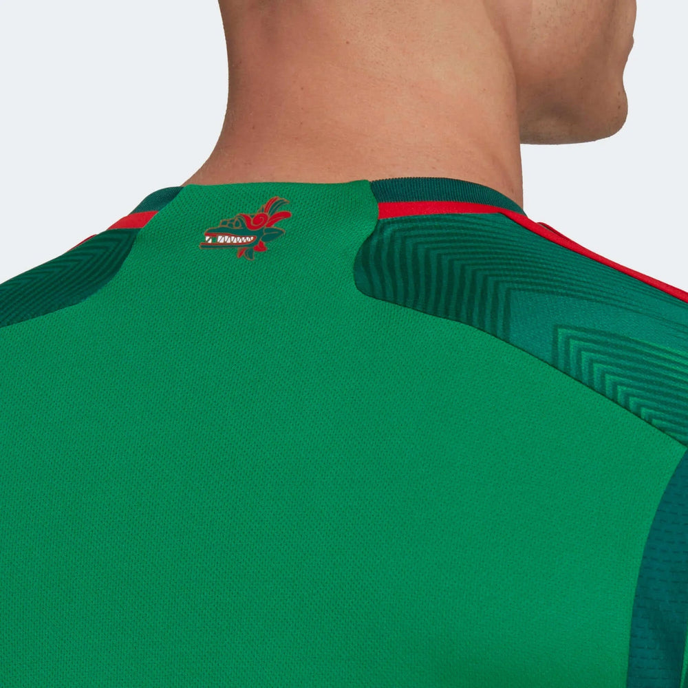 2022-23 Mexico Home Soccer Jersey - Green-Red Adidas