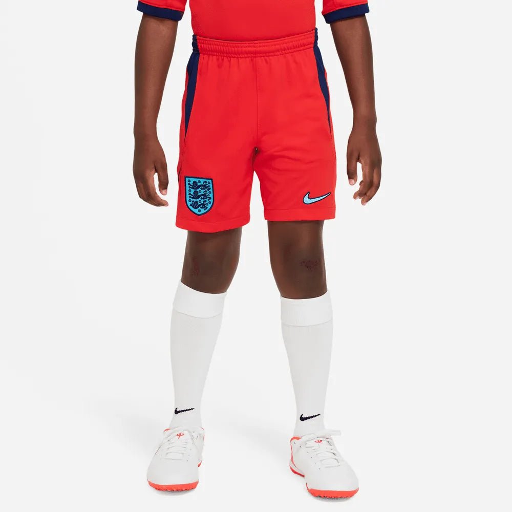2022-23 England Youth Away Soccer Short Red-Blue Void Nike