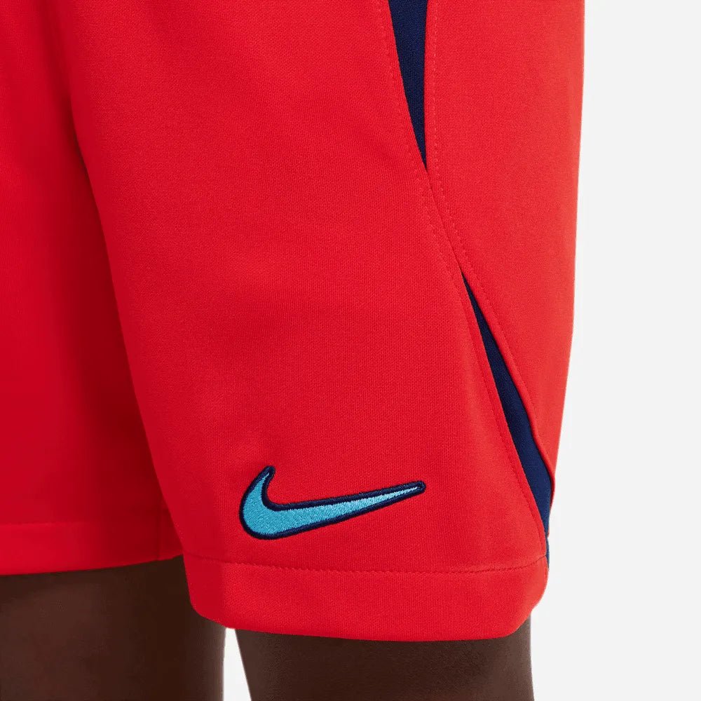 2022-23 England Youth Away Soccer Short Red-Blue Void Nike