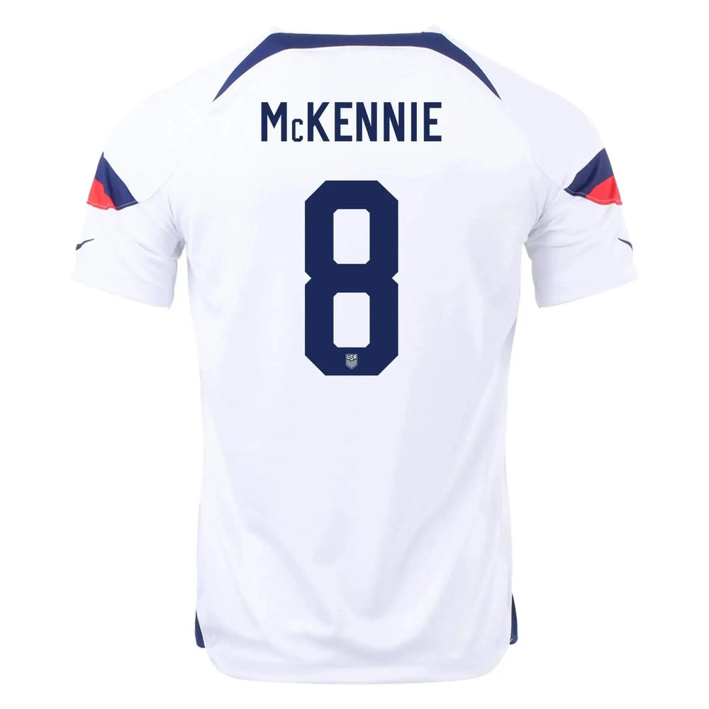 2022-23 USA Home Youth Soccer Jersey White-Loyal Blue Nike