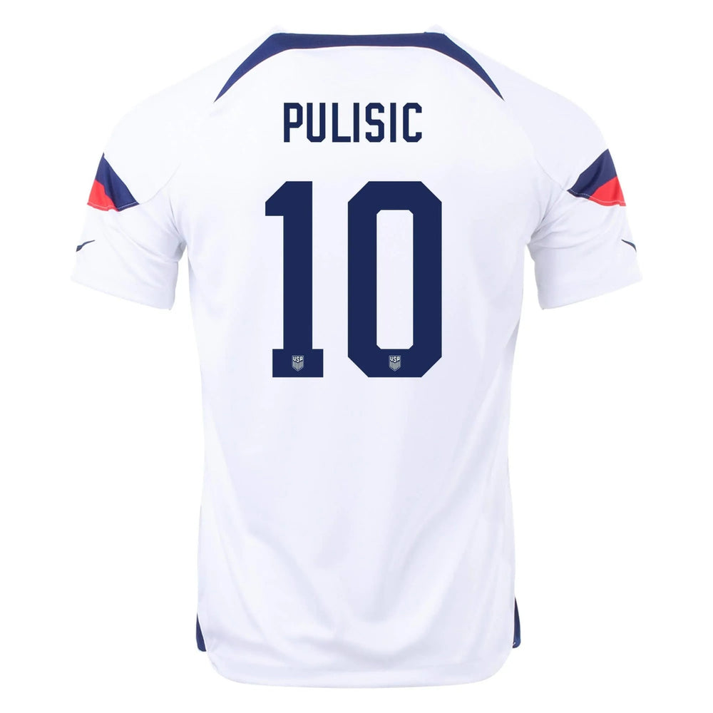 2022-23 USA Home Youth Soccer Jersey White-Loyal Blue Nike