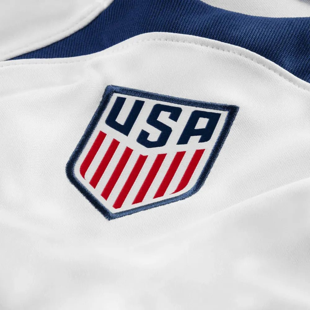 2022-23 USA Home Youth Soccer Jersey White-Loyal Blue Nike