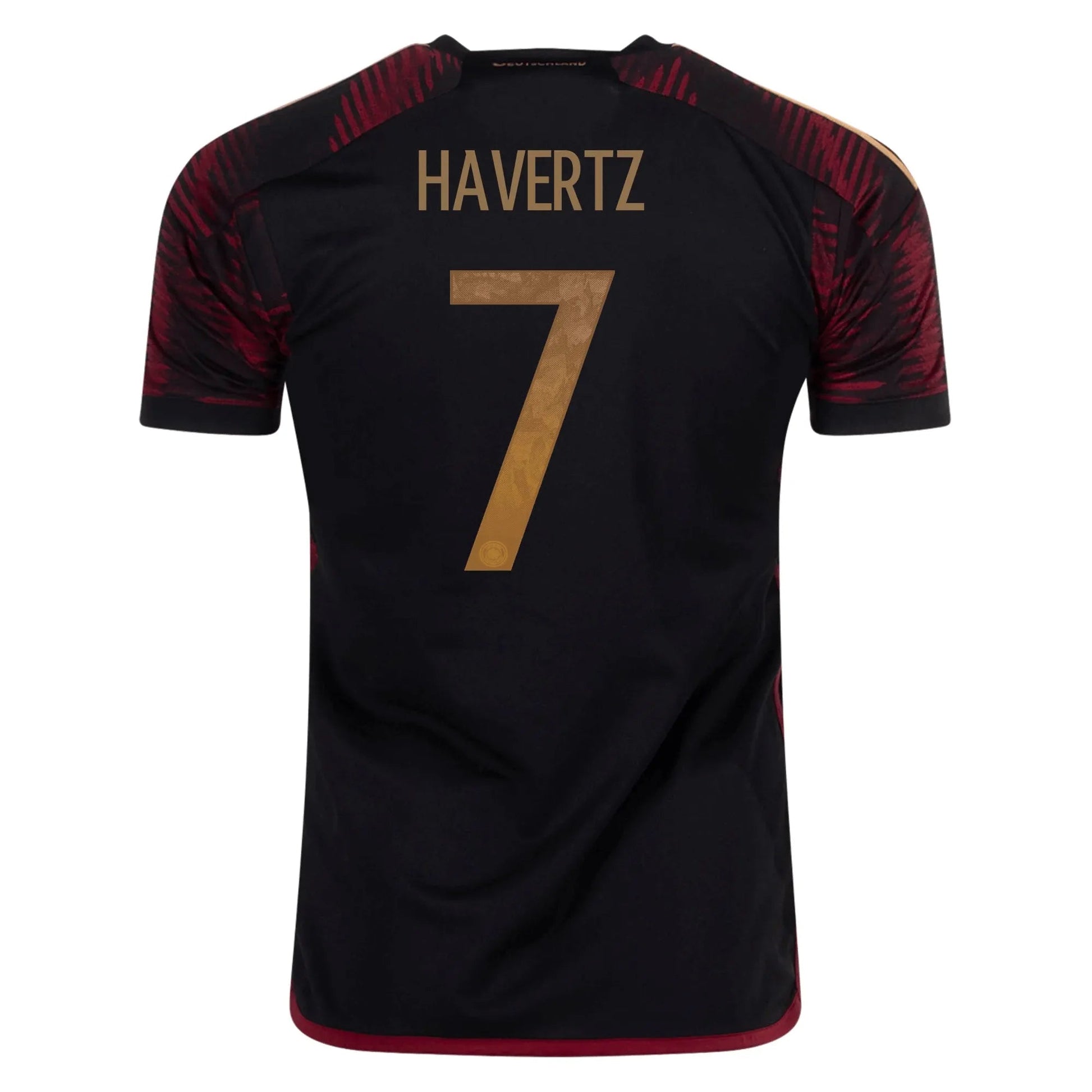 2022-23 Germany Away Soccer Jersey Black Adidas