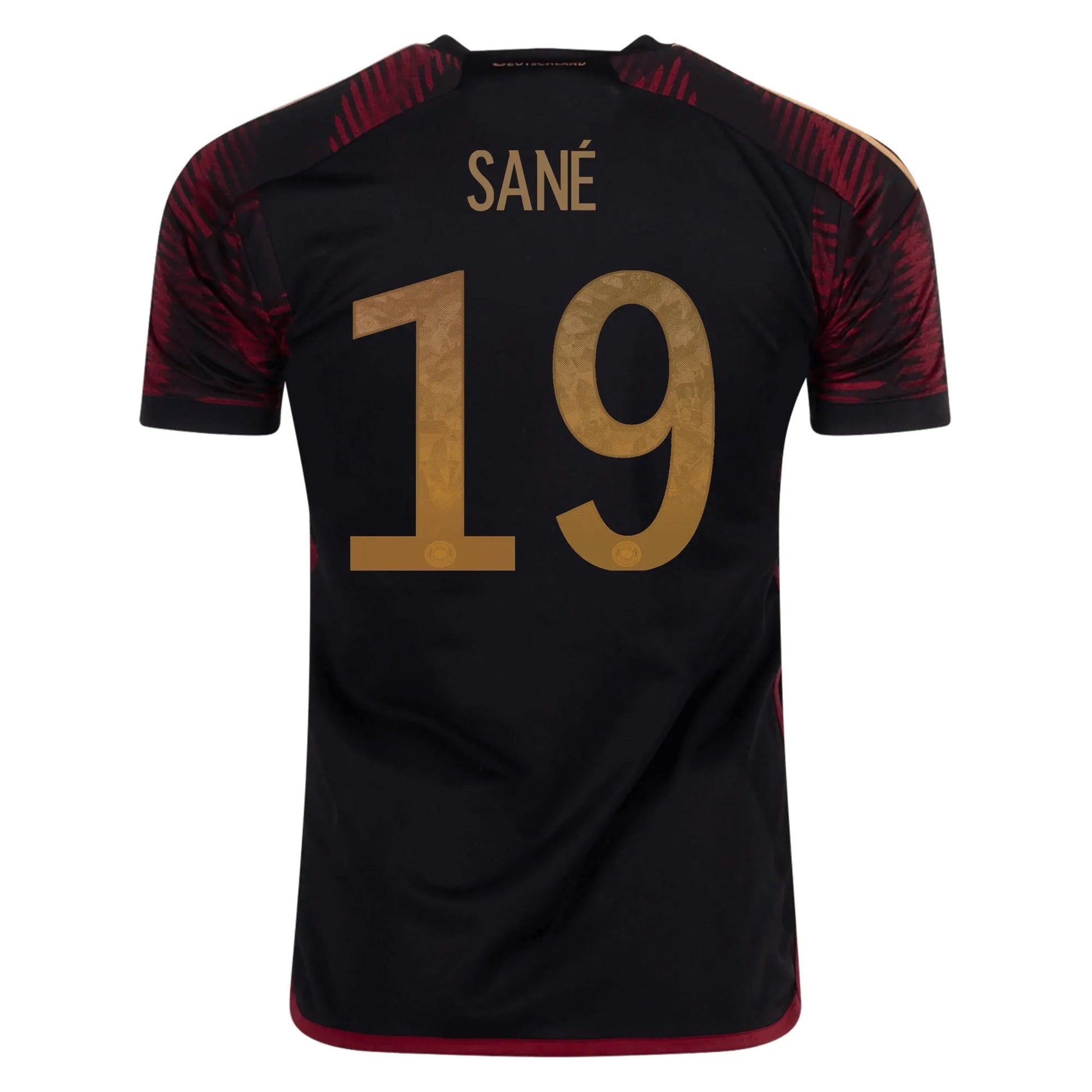 2022-23 Germany Away Soccer Jersey Black Adidas