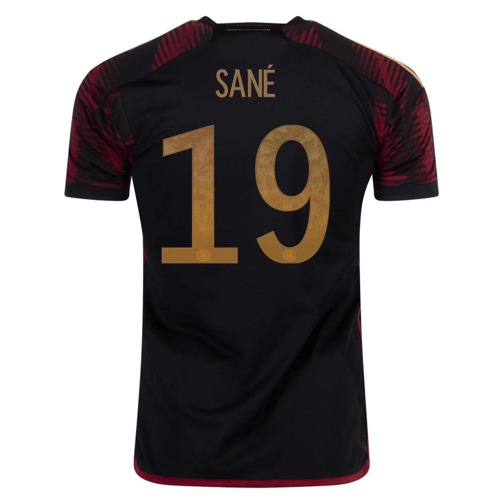2022-23 Germany Away Soccer Jersey Black Adidas