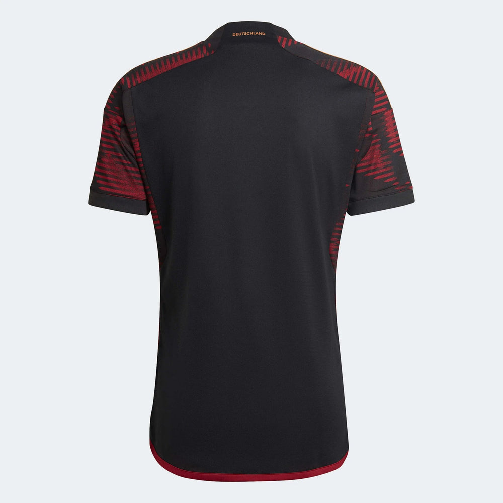2022-23 Germany Away Soccer Jersey Black Adidas