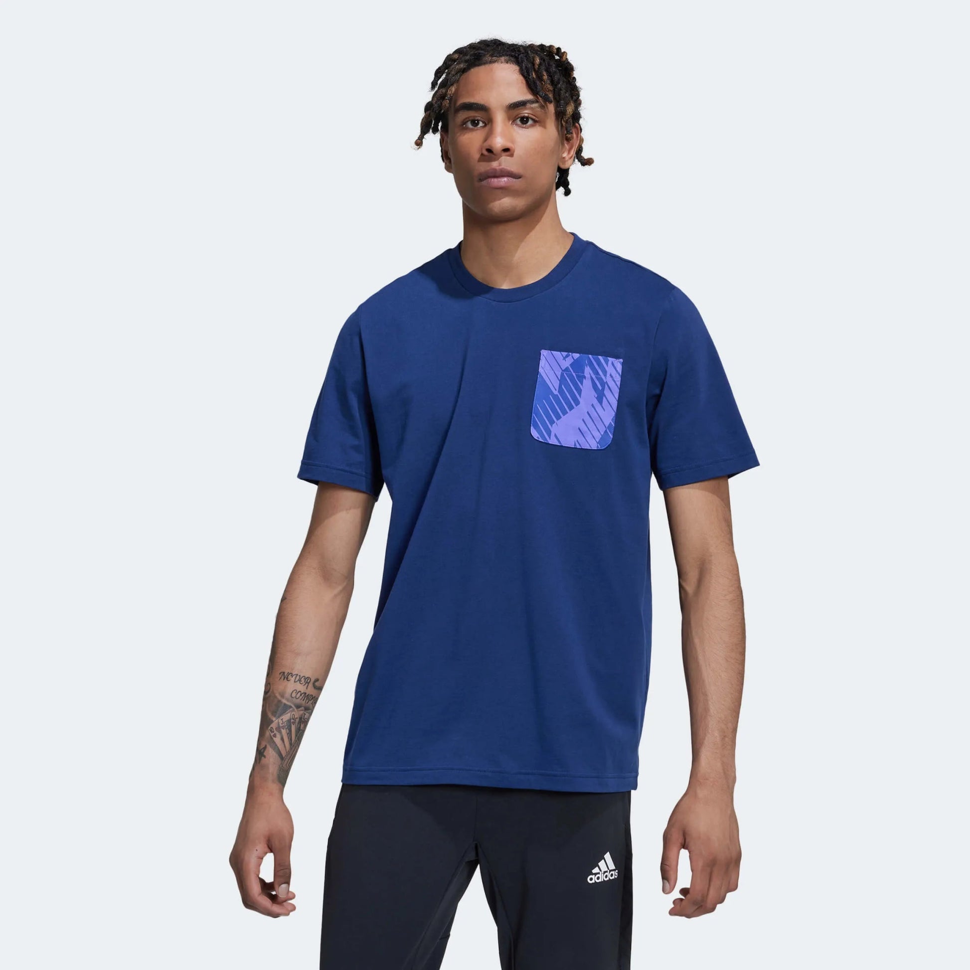 2022-23 Argentina Graphic Tee Night Indigo Adidas