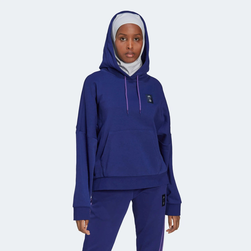 2022-23 Argentina Women's 3 Stripe Hoody Legacy Indigo Adidas