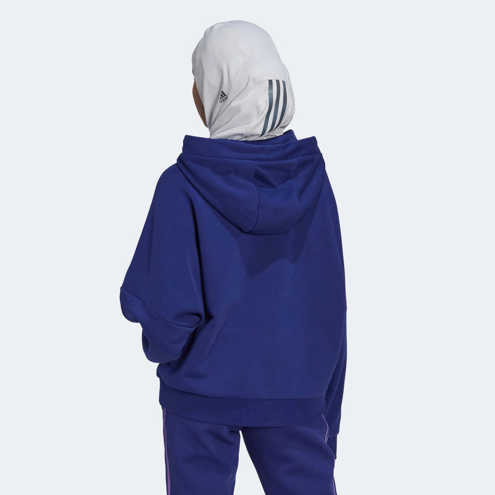 2022-23 Argentina Women's 3 Stripe Hoody Legacy Indigo Adidas