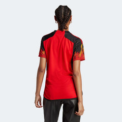 2022-23 Belgium Women's Home Soccer Jersey - Red-Black Adidas