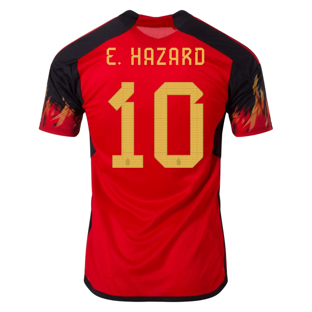 2022-23 Belgium Women's Home Soccer Jersey - Red-Black Adidas