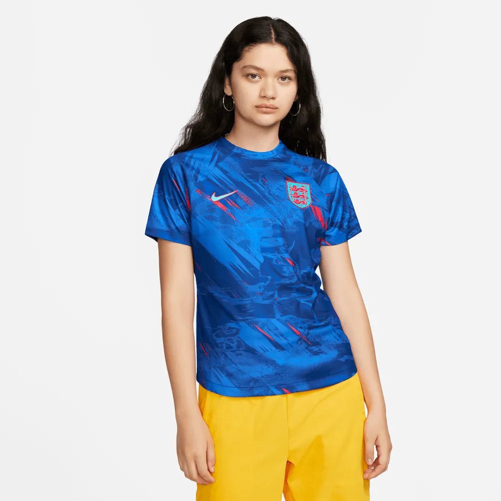 2022-23 England Women's Training Pre-Match Soccer Jersey - Blue Nike