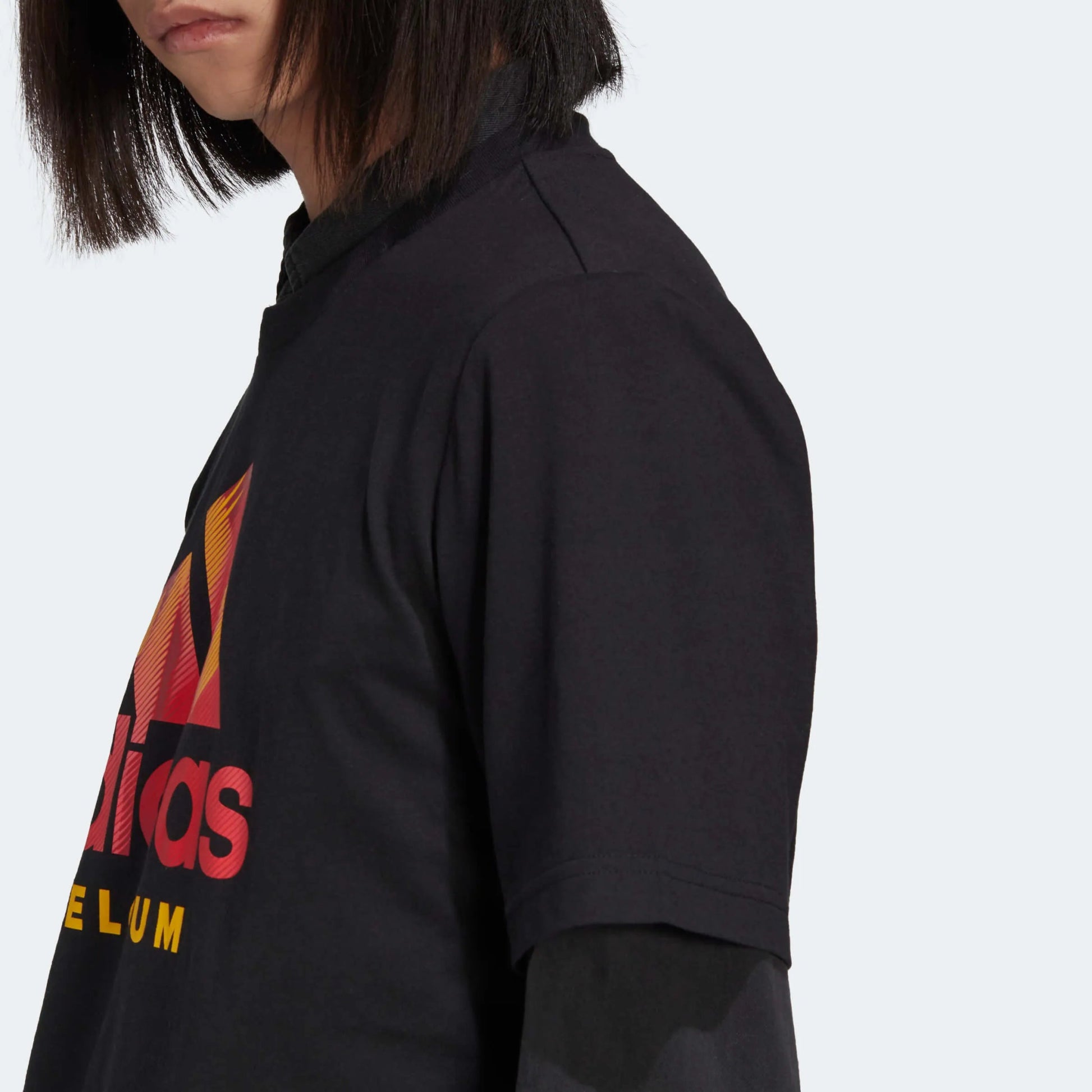 2022-23 Belgium DNA Graphic Tee - Black Adidas