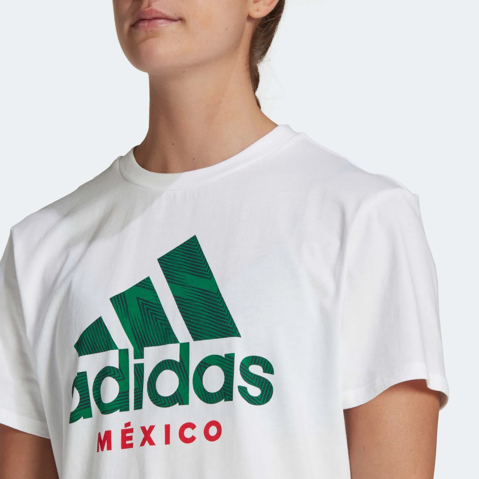 2022-23 Mexico Women's Tee - White Adidas