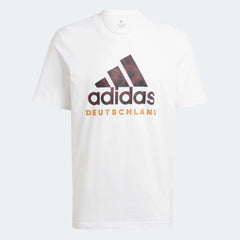 2022-23 Germany DNA Graphic Tee - White-Black Adidas