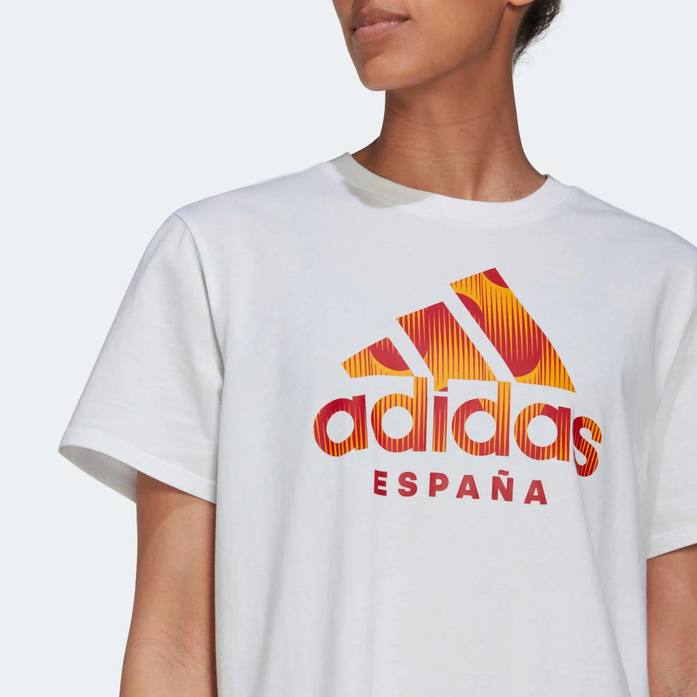 2022-23 Spain Women's Tee - White Adidas