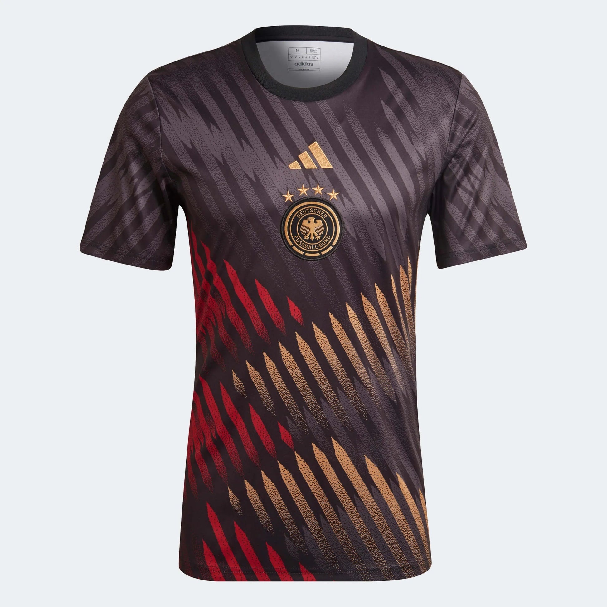 2022-23 Germany Pre-Match Soccer Jersey - Black-Grey-Red Adidas
