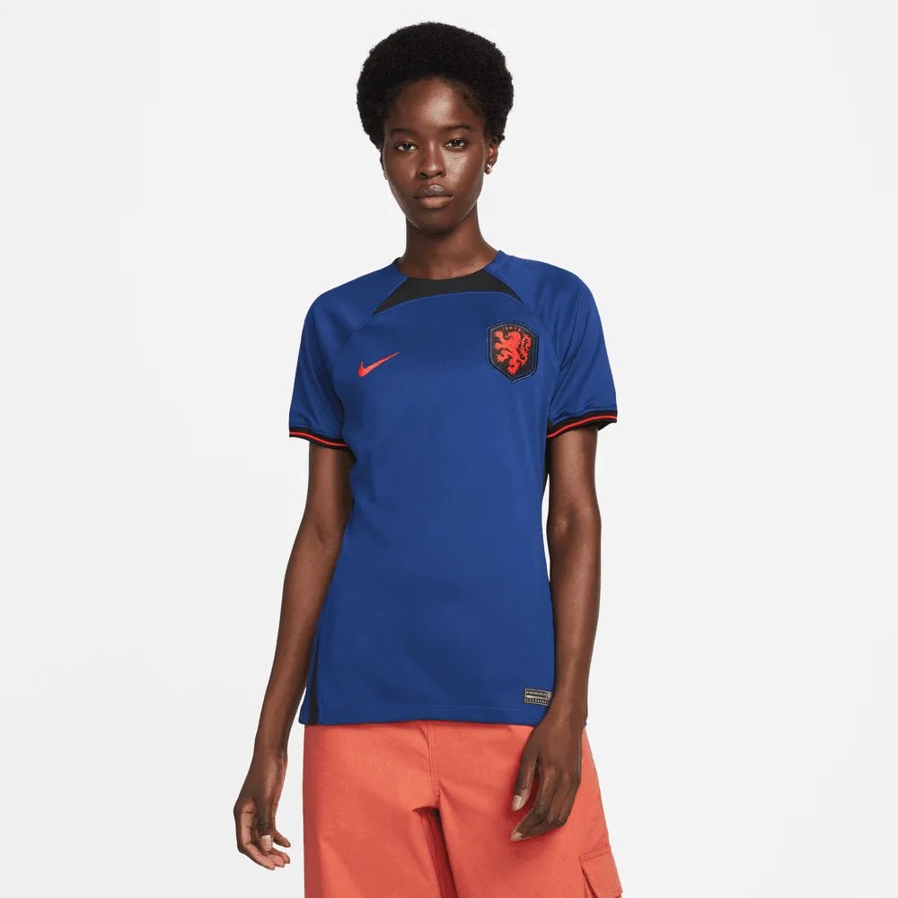 2022-23 Netherlands Women's Away Soccer Jersey - Deep Royal Blue Nike