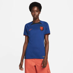 2022-23 Netherlands Women's Away Soccer Jersey - Deep Royal Blue Nike