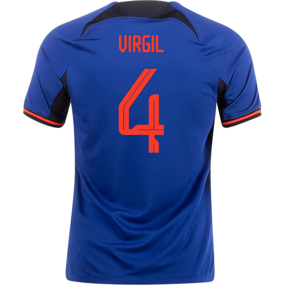 2022-23 Netherlands Women's Away Soccer Jersey - Deep Royal Blue Nike