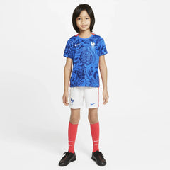 2022 France Kids' Mini Kit - Blue-White Nike