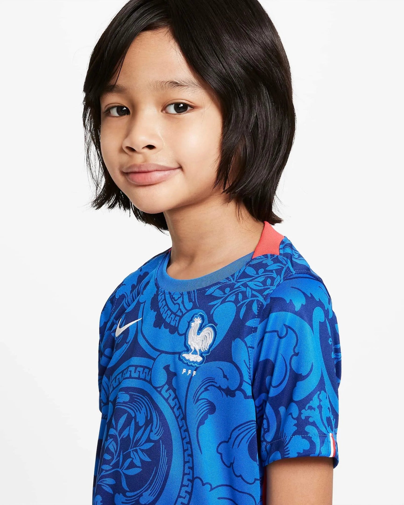 2022 France Kids' Mini Kit - Blue-White Nike
