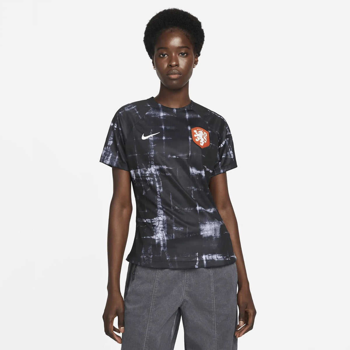 2022-23 Netherlands Womens DF Pre-Match - Black Nike