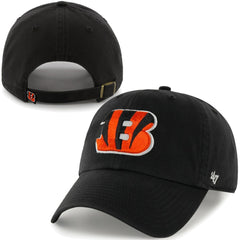47 brand Cincinnati Bengals '47 Brand Cleanup Adjustable Hat Black
