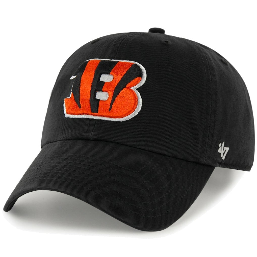 47 brand Cincinnati Bengals '47 Brand Cleanup Adjustable Hat Black