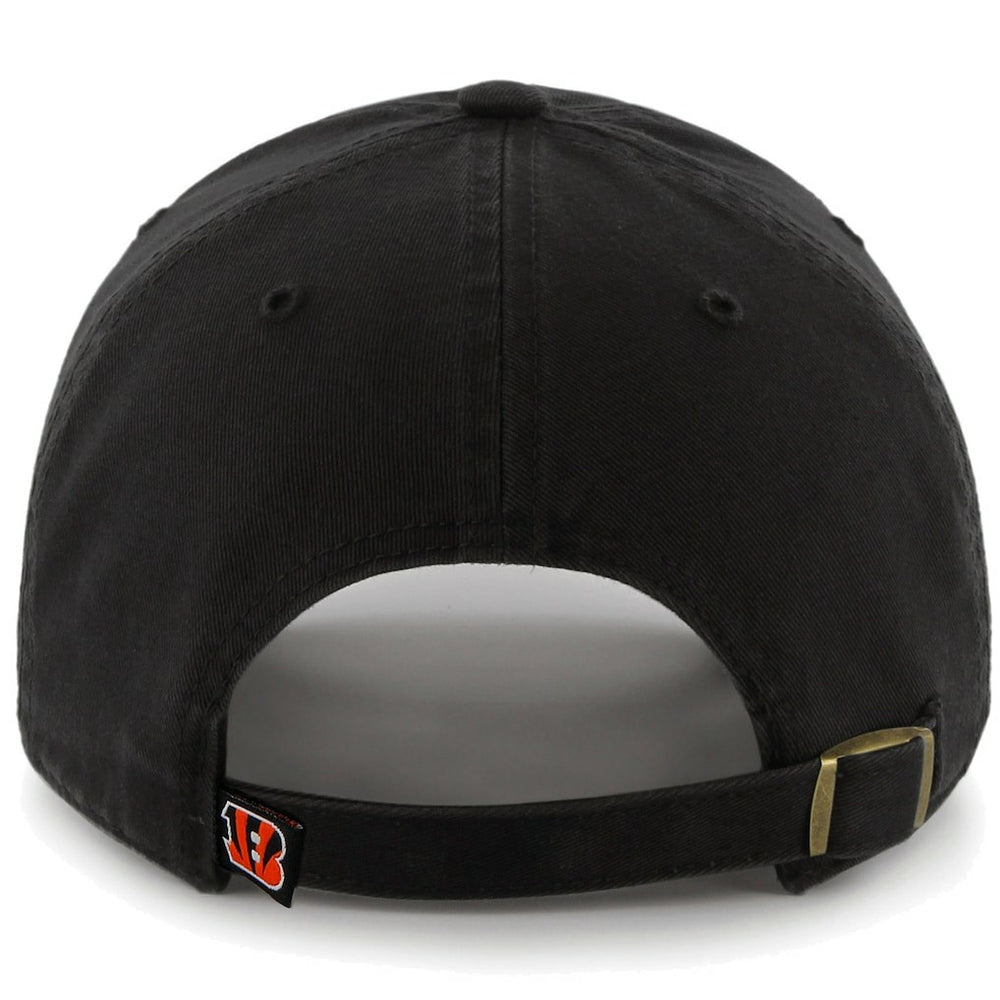 47 brand Cincinnati Bengals '47 Brand Cleanup Adjustable Hat Black