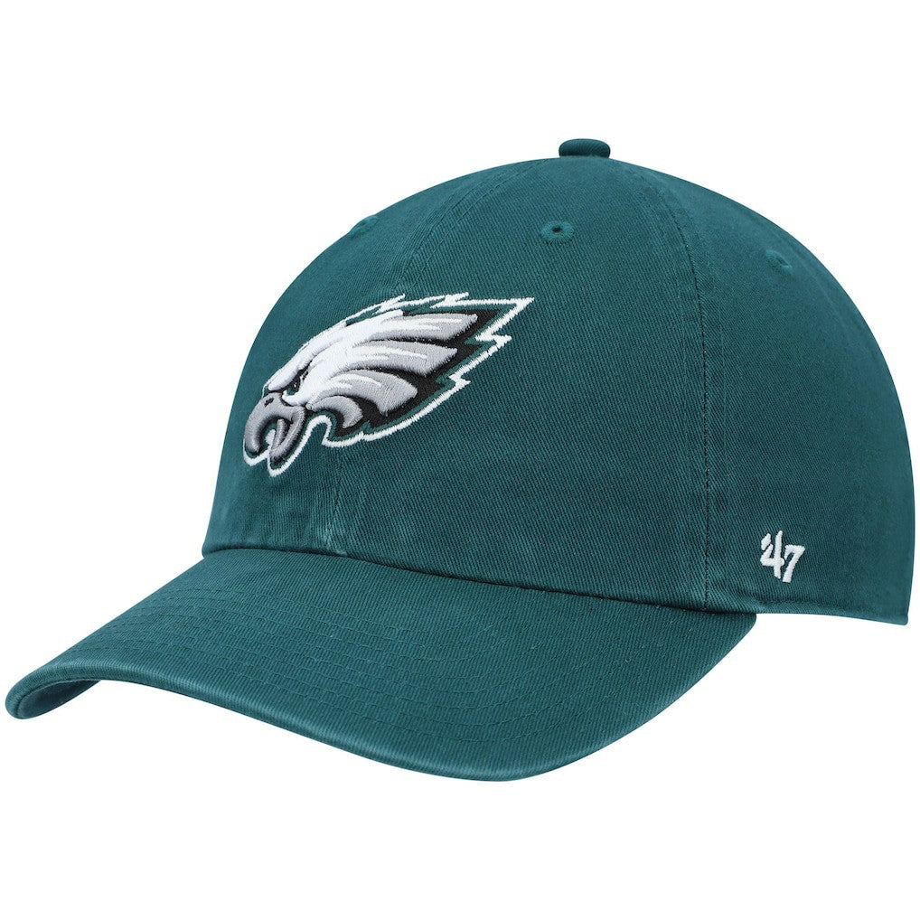 47 brand Philadelphia Eagles '47 Brand Cleanup Adjustable Hat Midnight Green