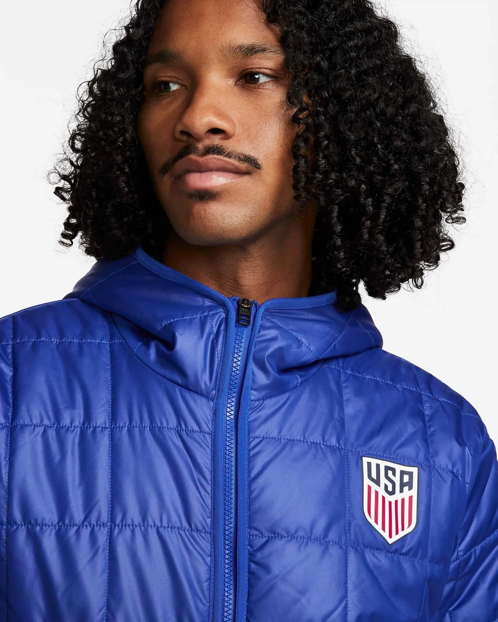 2023 USA Men's Fleece-Lined Hooded Jacket Nike