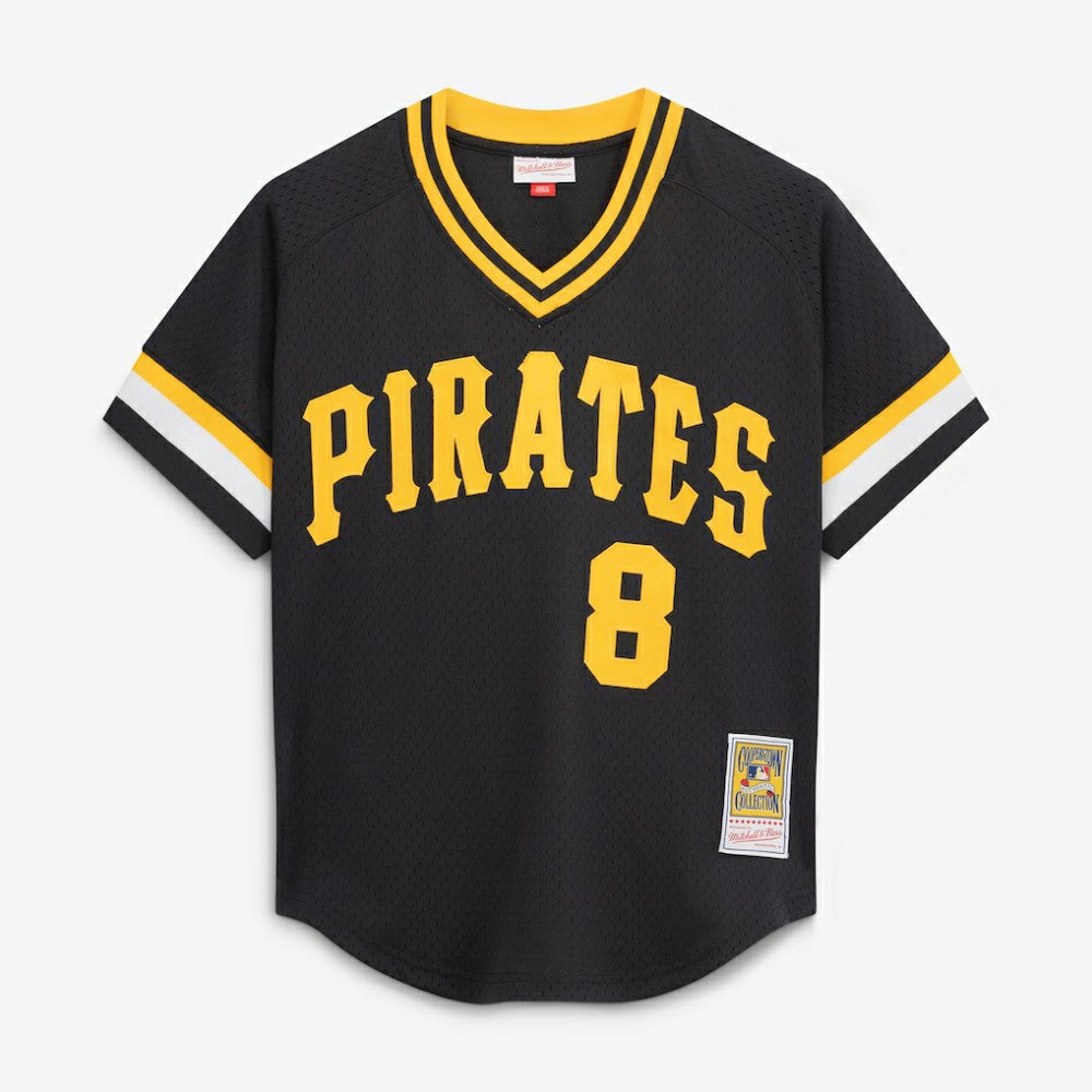 Willie Stargell Pittsburgh Pirates Mitchell & Ness Authentic Batting Practice Jersey - Black - Mitchell & Ness on Sale