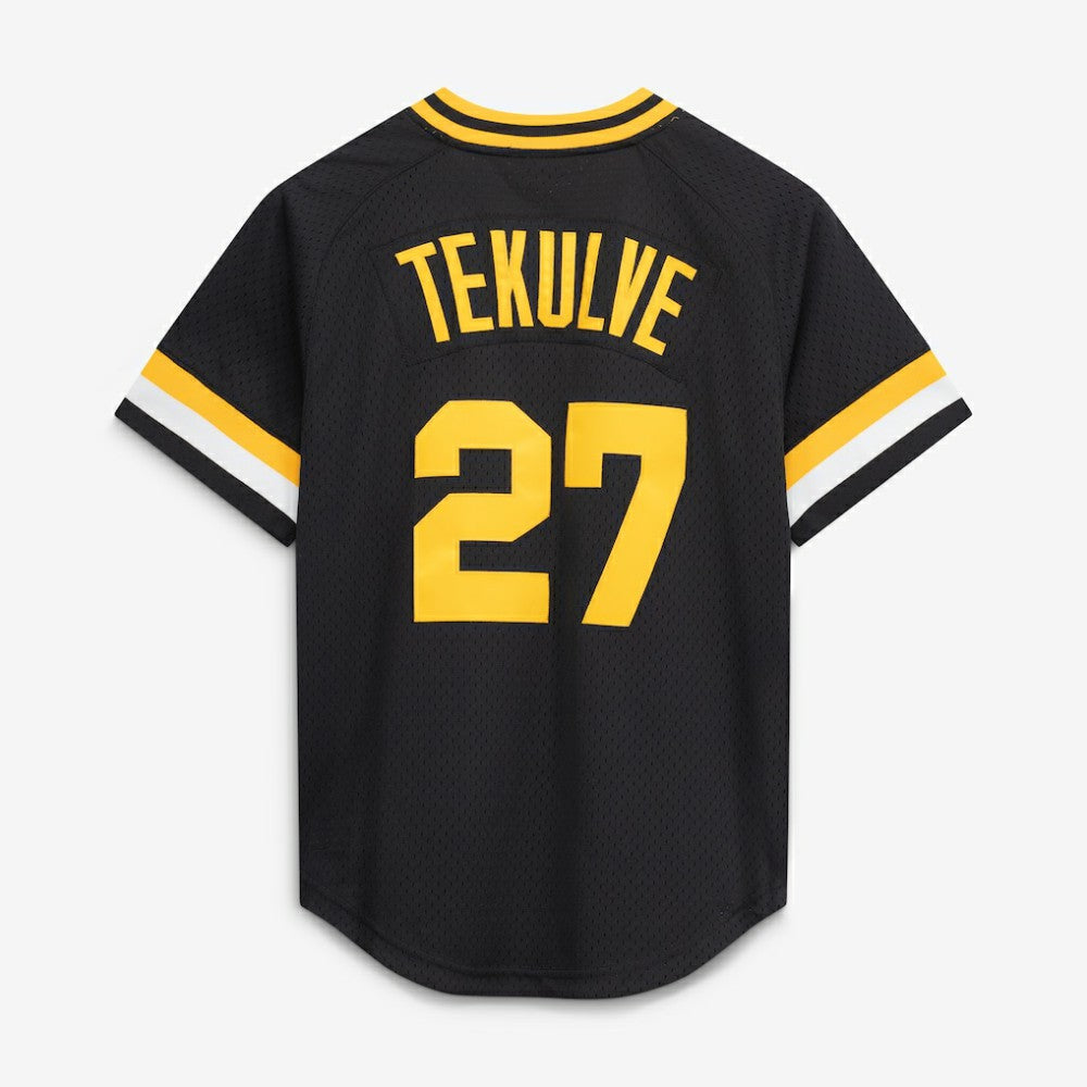 Kent Tekulve Pittsburgh Pirates Mitchell & Ness Authentic Batting Practice Jersey - Black - Mitchell & Ness Online