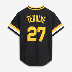 Kent Tekulve Pittsburgh Pirates Mitchell & Ness Authentic Batting Practice Jersey - Black - Mitchell & Ness Online