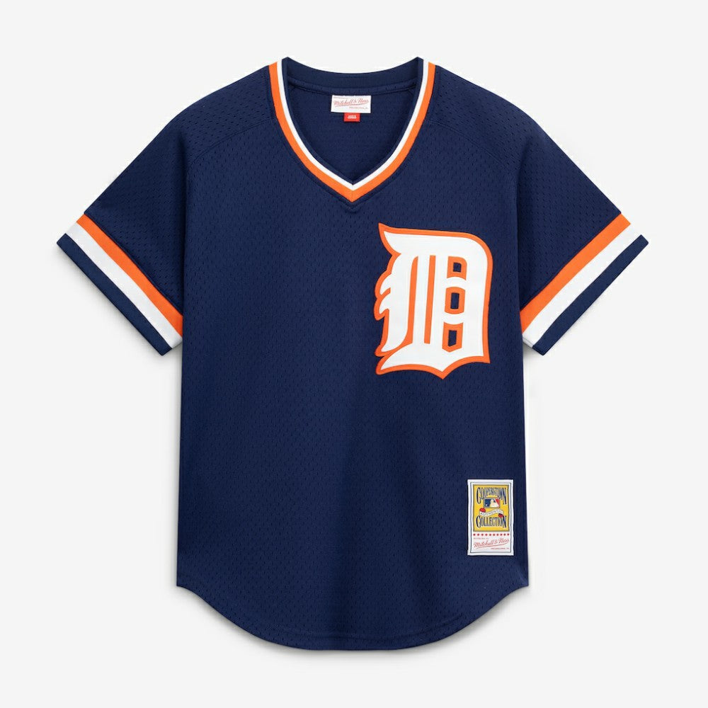 Alan Trammell Detroit Tigers Mitchell & Ness Authentic Batting Practice Jersey - Navy - Mitchell & Ness Lifestyle
