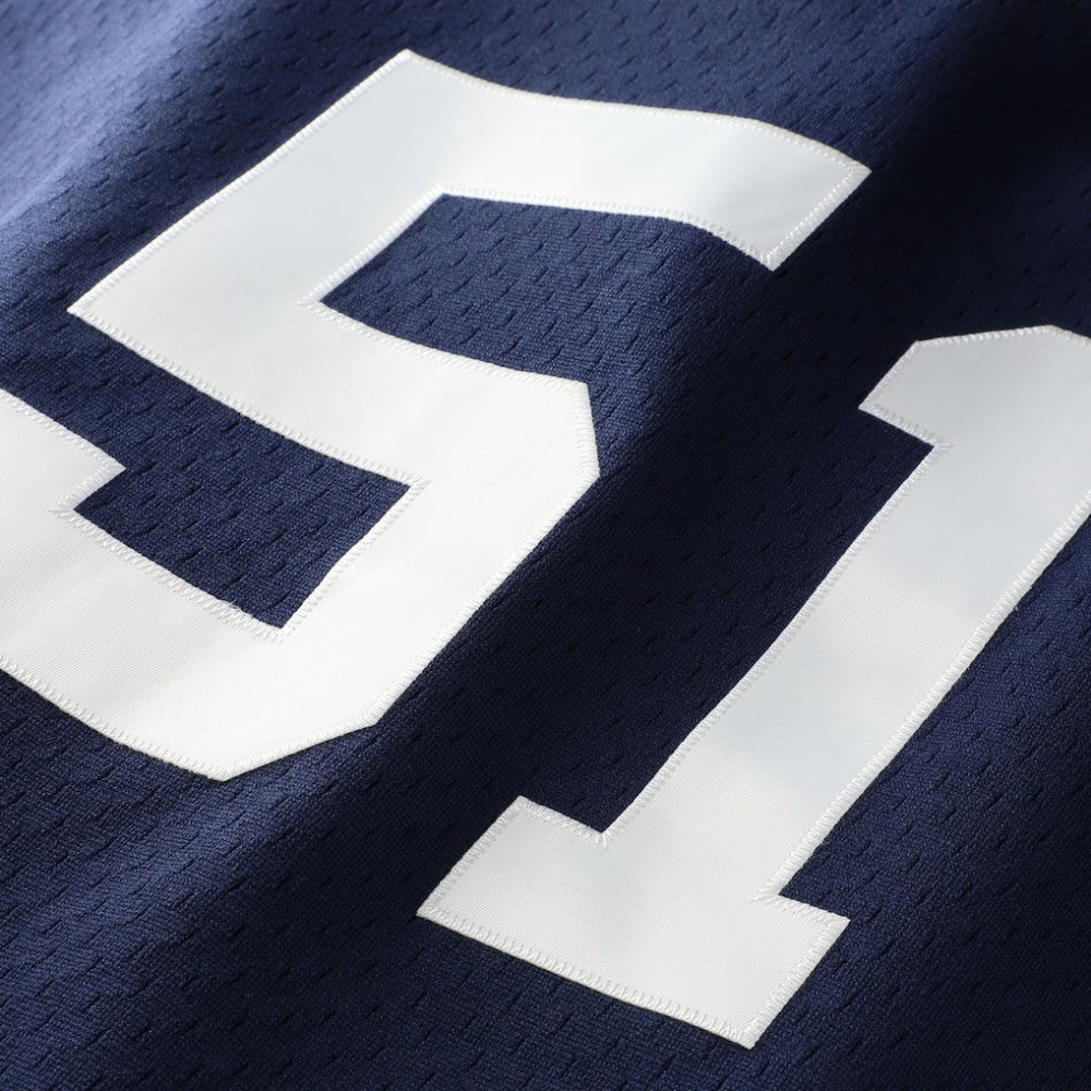 Bernie Williams New York Yankees Mitchell & Ness Authentic Batting Practice Jersey - Navy - Mitchell & Ness Lifestyle