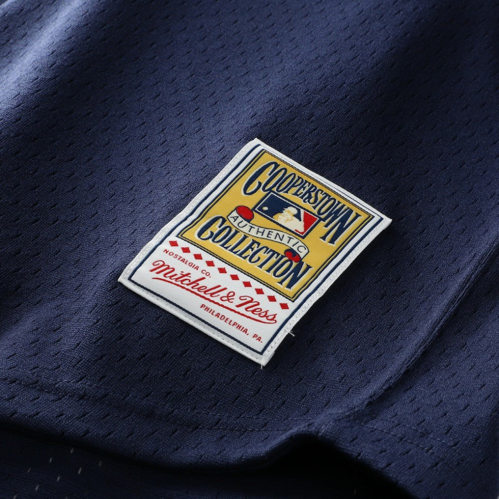 Bernie Williams New York Yankees Mitchell & Ness Authentic Batting Practice Jersey - Navy - Mitchell & Ness Lifestyle