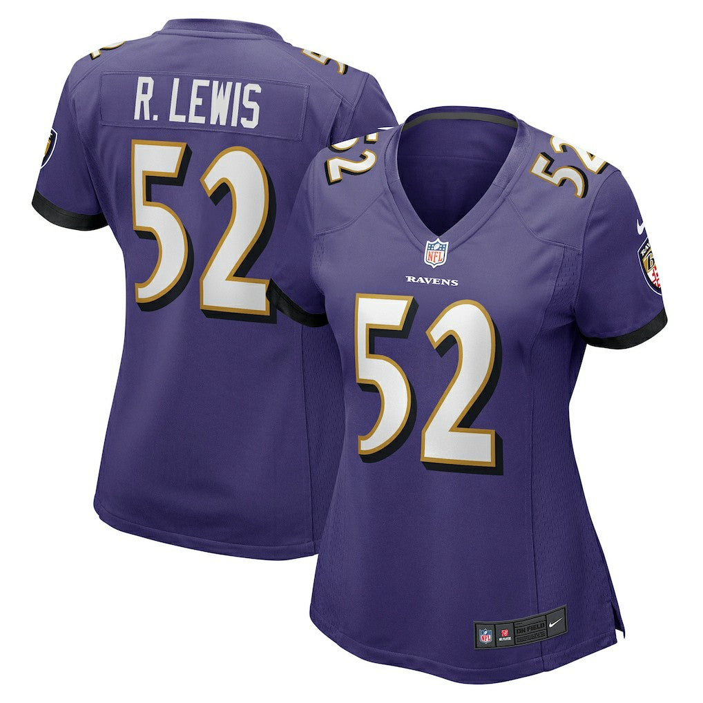 Nike Ray Lewis Baltimore Ravens Women's Game Jersey Purple