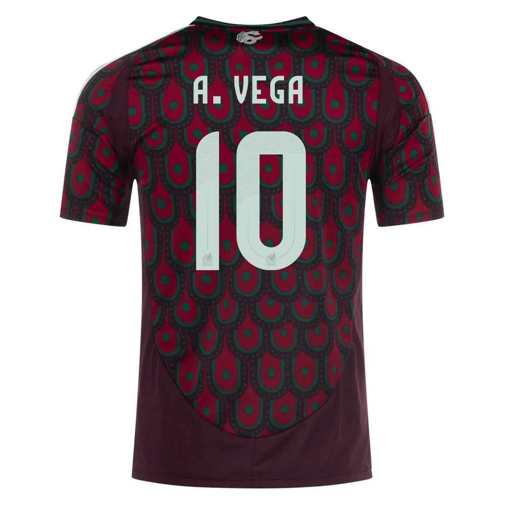 2024-25 Mexico Youth Stadium Home Soccer Jersey Adidas