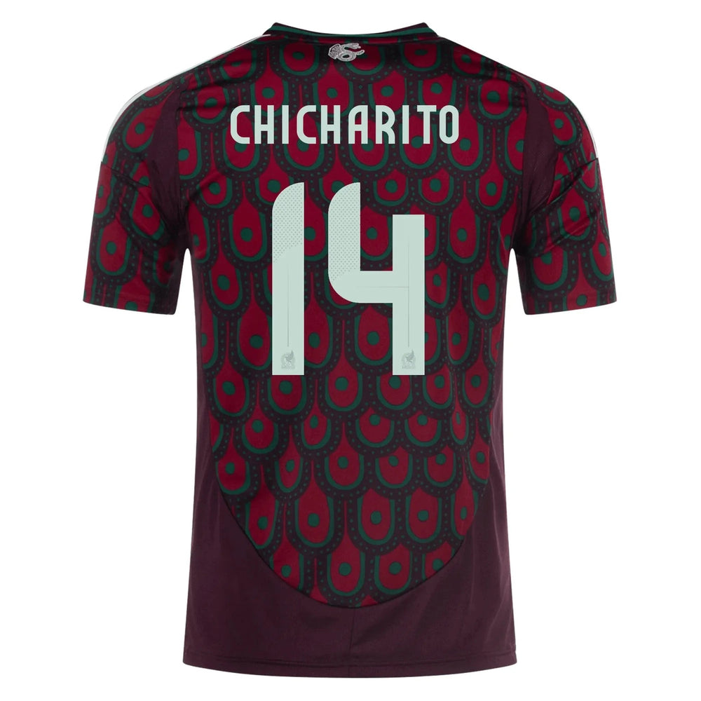 2024-25 Mexico Youth Stadium Home Soccer Jersey Adidas