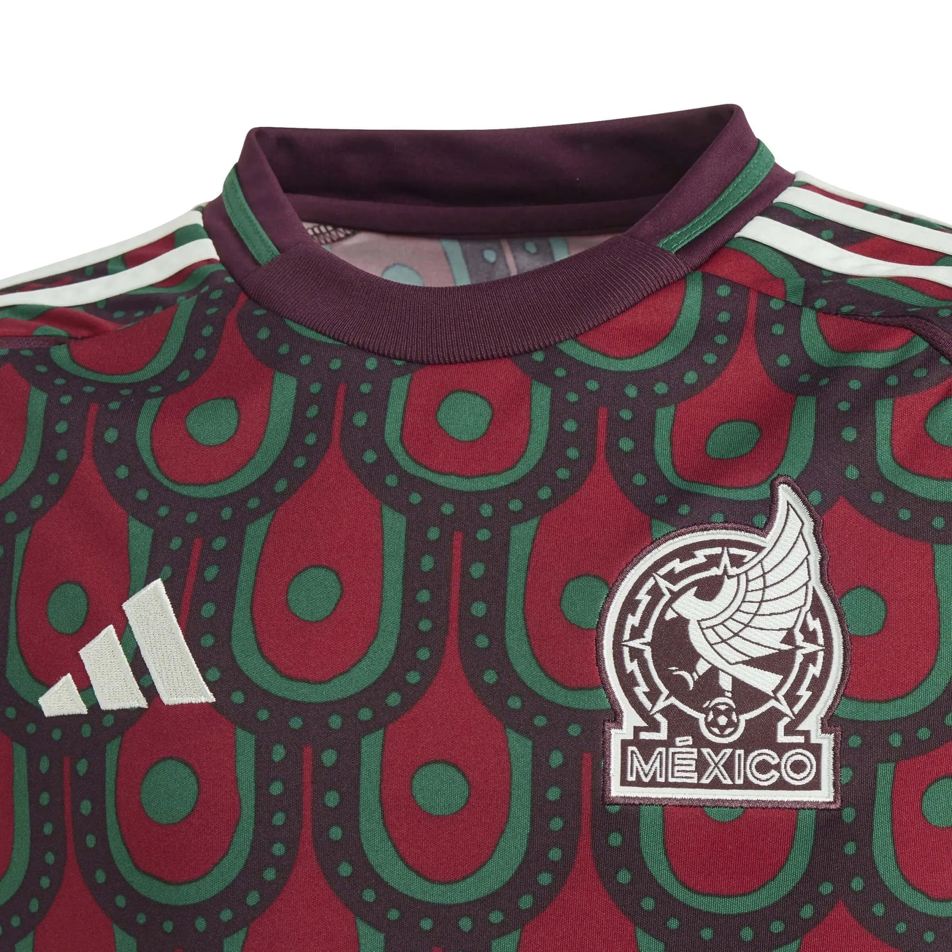 2024-25 Mexico Youth Stadium Home Soccer Jersey Adidas