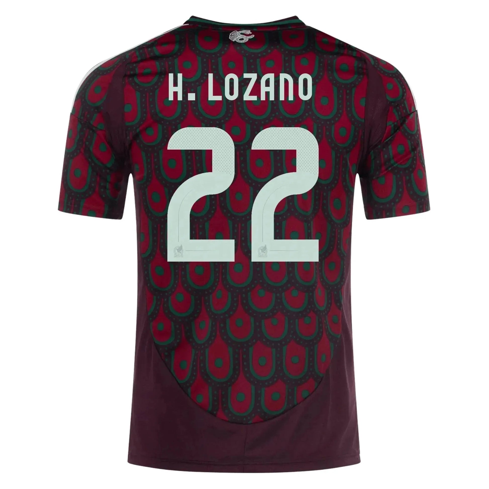 2024-25 Mexico Youth Stadium Home Soccer Jersey Adidas