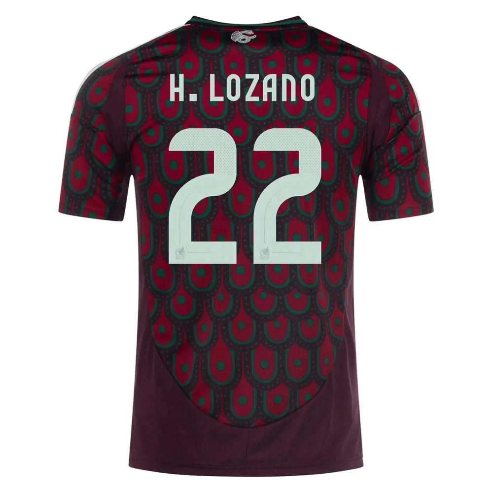 2024-25 Mexico Youth Stadium Home Soccer Jersey Adidas