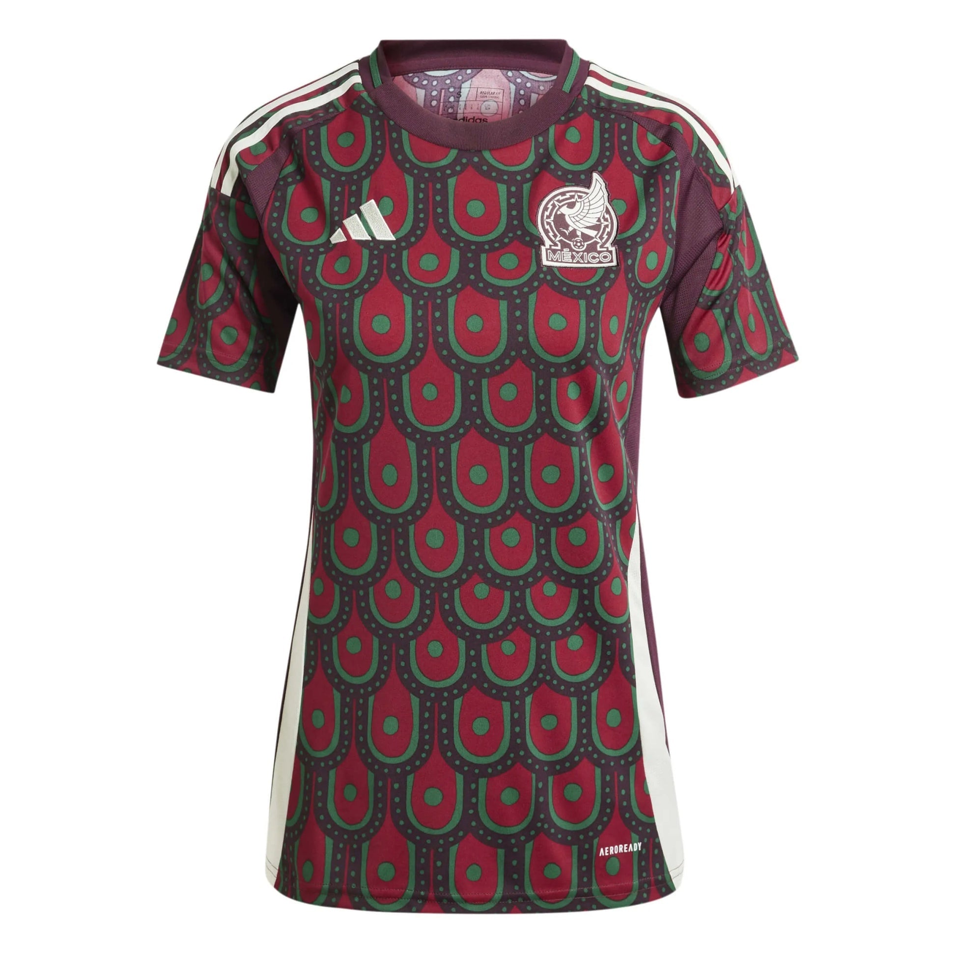 2024-25 Mexico Women's Stadium Home Soccer Jersey Adidas