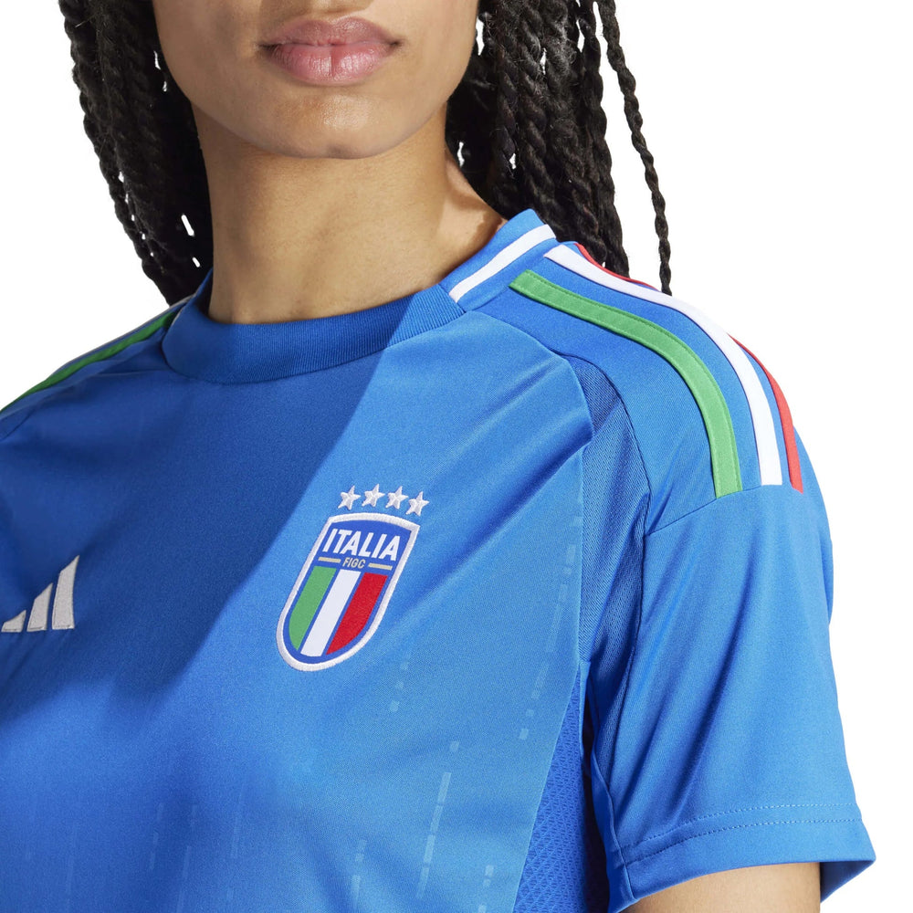 2024-25 Italy Women's Stadium Home Soccer Jersey Adidas
