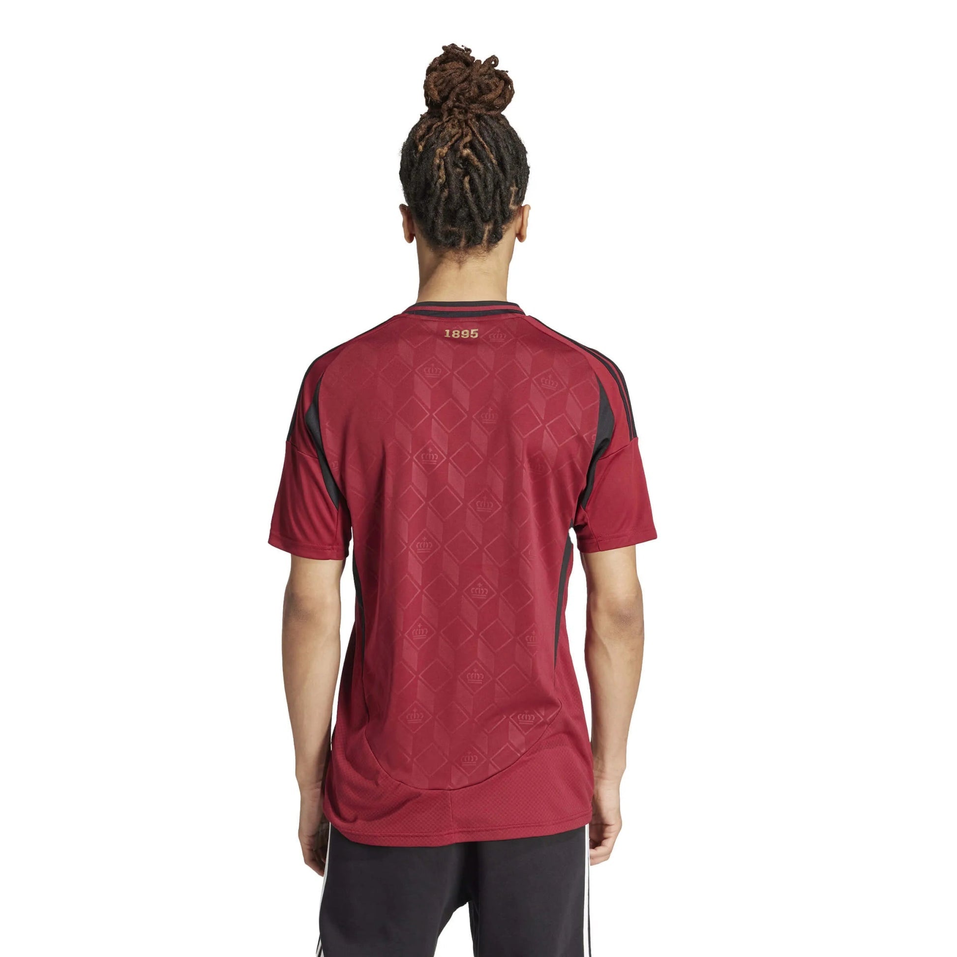 2024-25 Belgium Men's Stadium Home Soccer Jersey Adidas